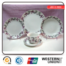 Rosa Blütenblatt Design Porzellan Dinner Set in 20PCS